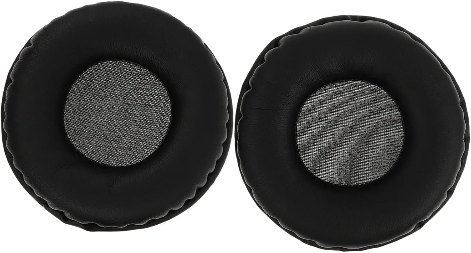 1 Pair Replacement Ear Pads for Headphones Soft Black Earpads Cushion Covers for Enhanced Comfort and Sound Isolation
