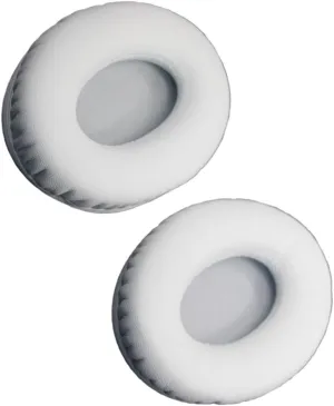 1.0 Headphone Accessories Ear Pads Replacements White Protein Leather Memory Ear Pads