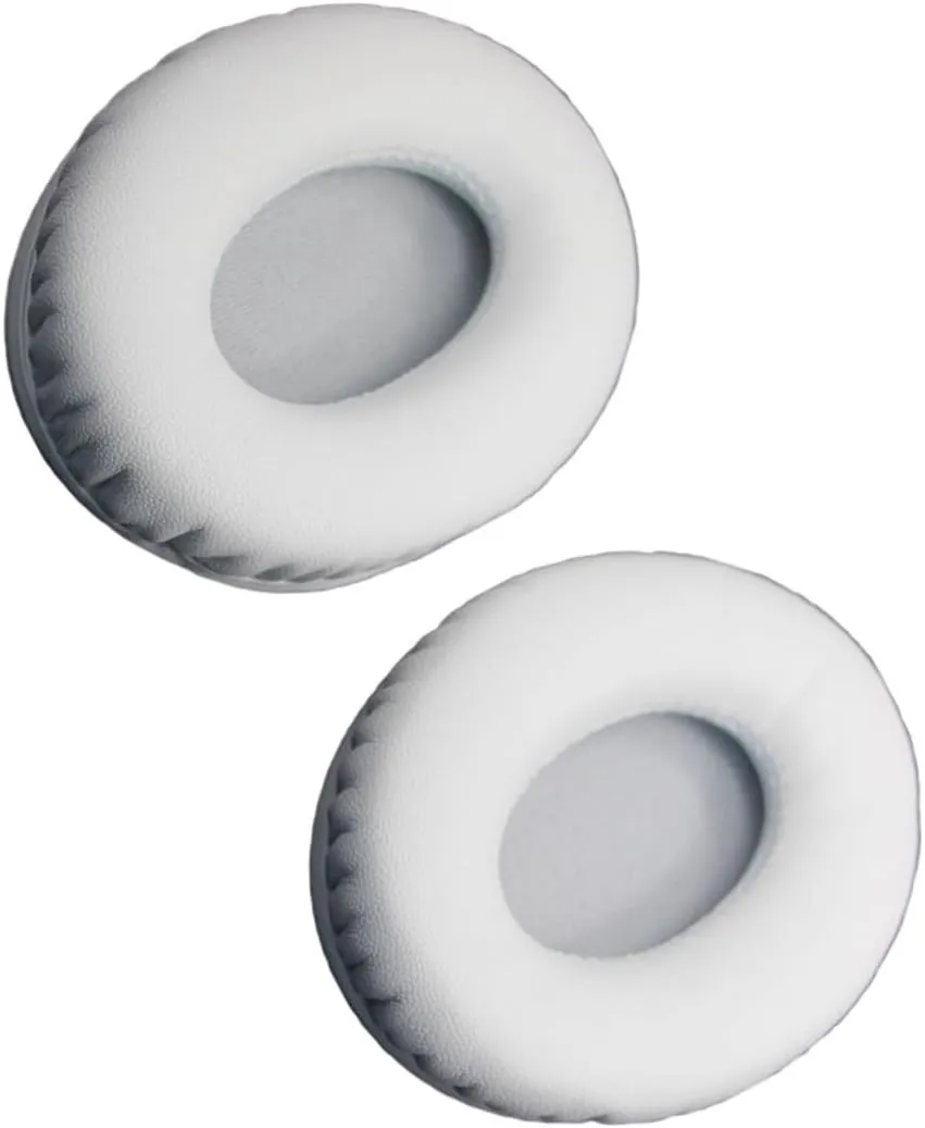 1.0 Headphone Accessories Ear Pads Replacements White Protein Leather Memory Ear Pads