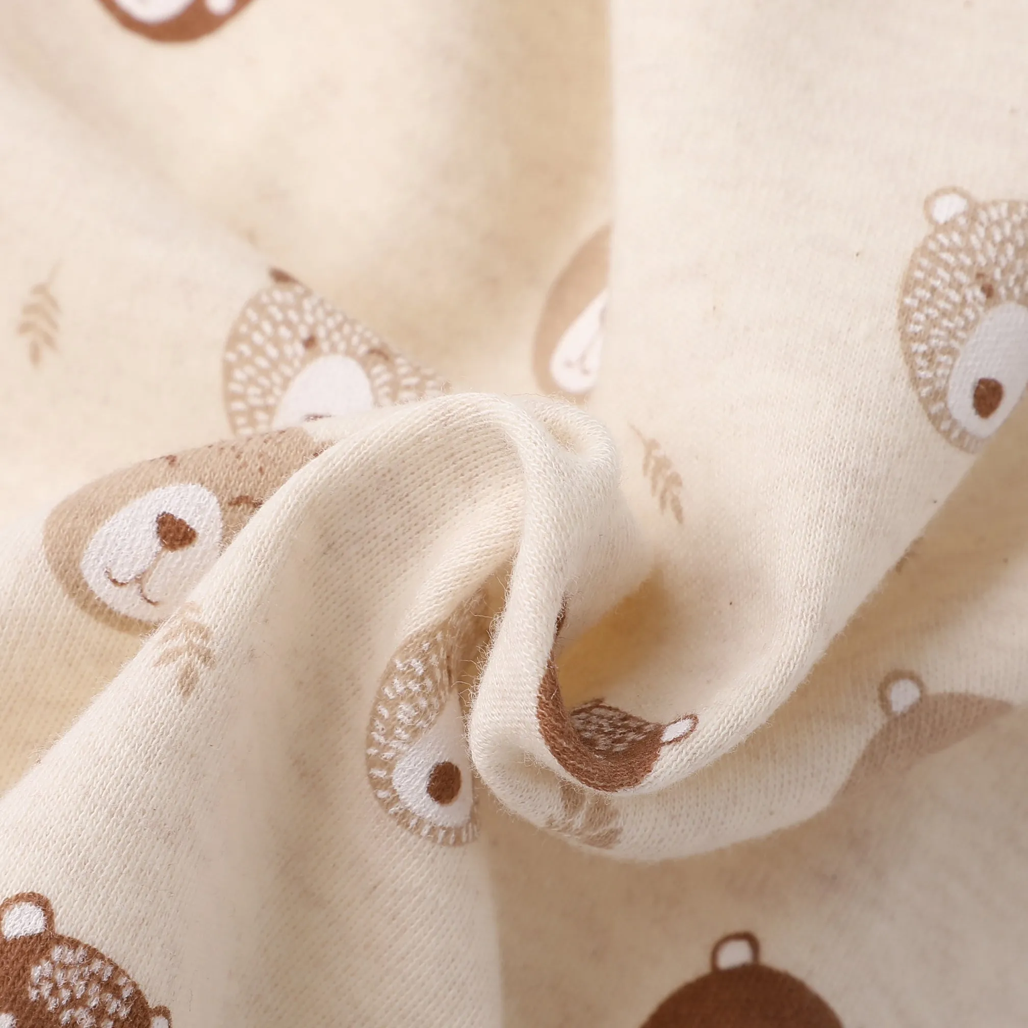 100% Organic Cotton 1.0 Tog Sleeping Bag with Legs Sleeveless Wearable Blanket- Mini Bears
