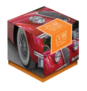 100 Piece Cube Jigsaw Puzzle Vintage Vehicles