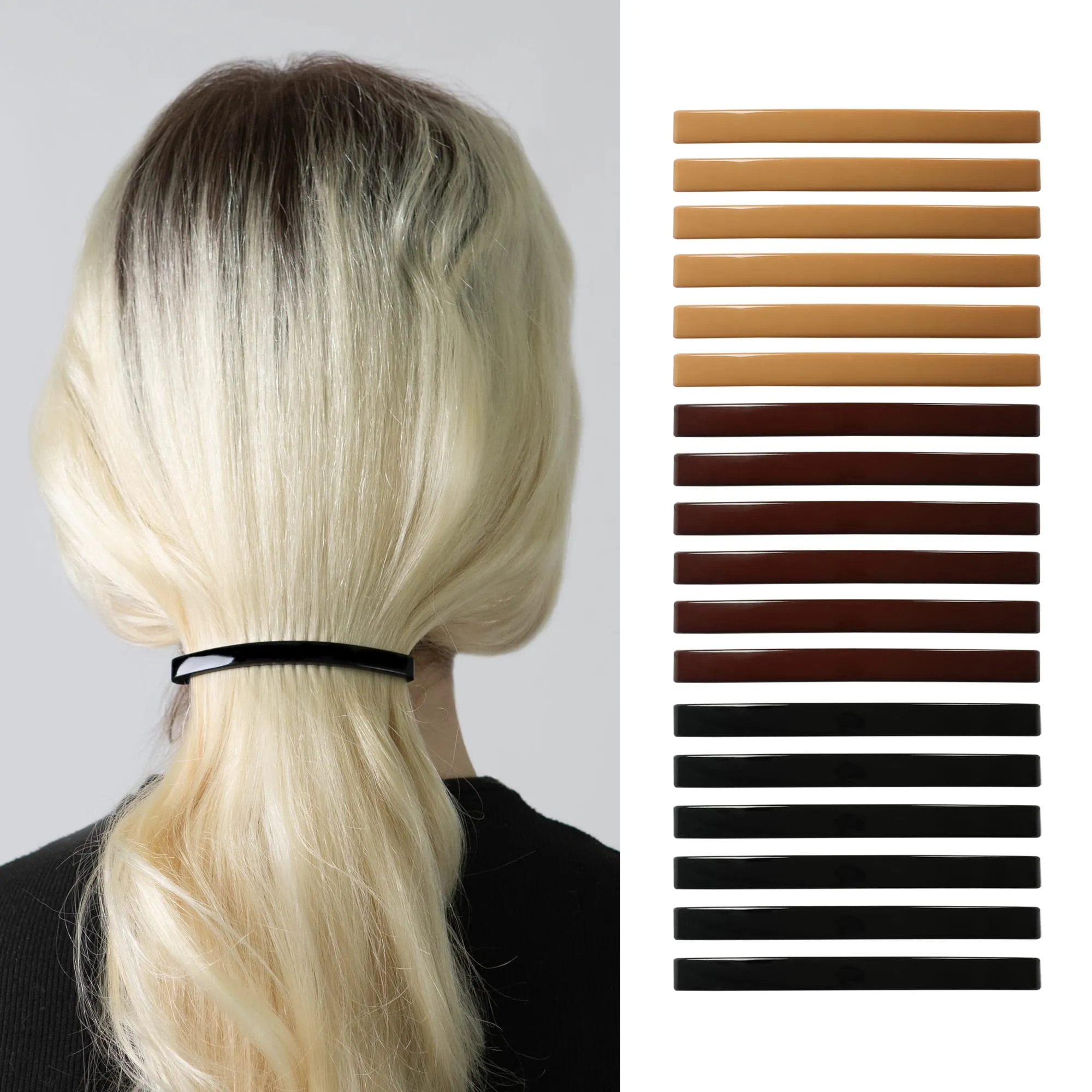 18 Pack GPL3 Plastic Large Hair Clips