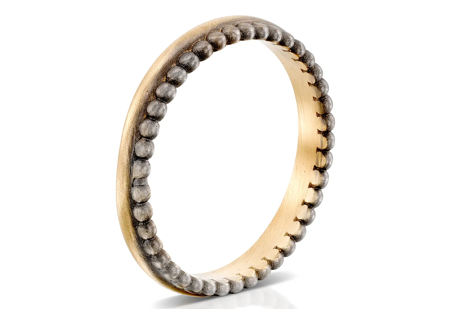 18k  gold Simple Delicate Wedding Band
