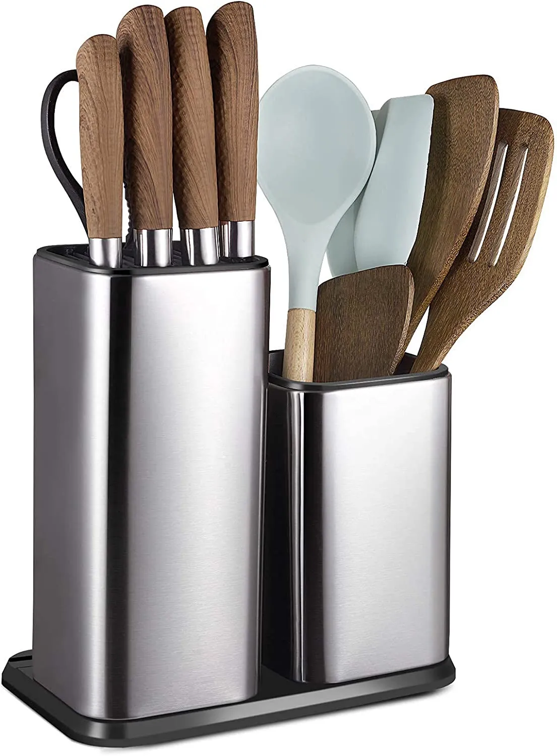 2-in-1 Stainless Steel Knife Holder for Kitchen
