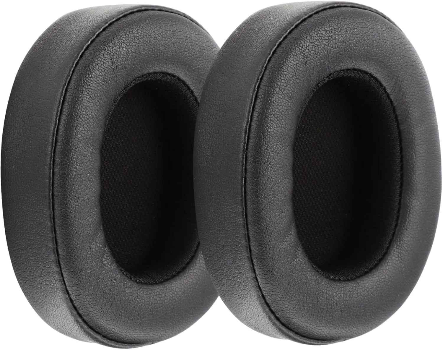 2 Pack Replacement Ear Pads for E55bt Ear Pad Compatible Memory Foam Leather Black