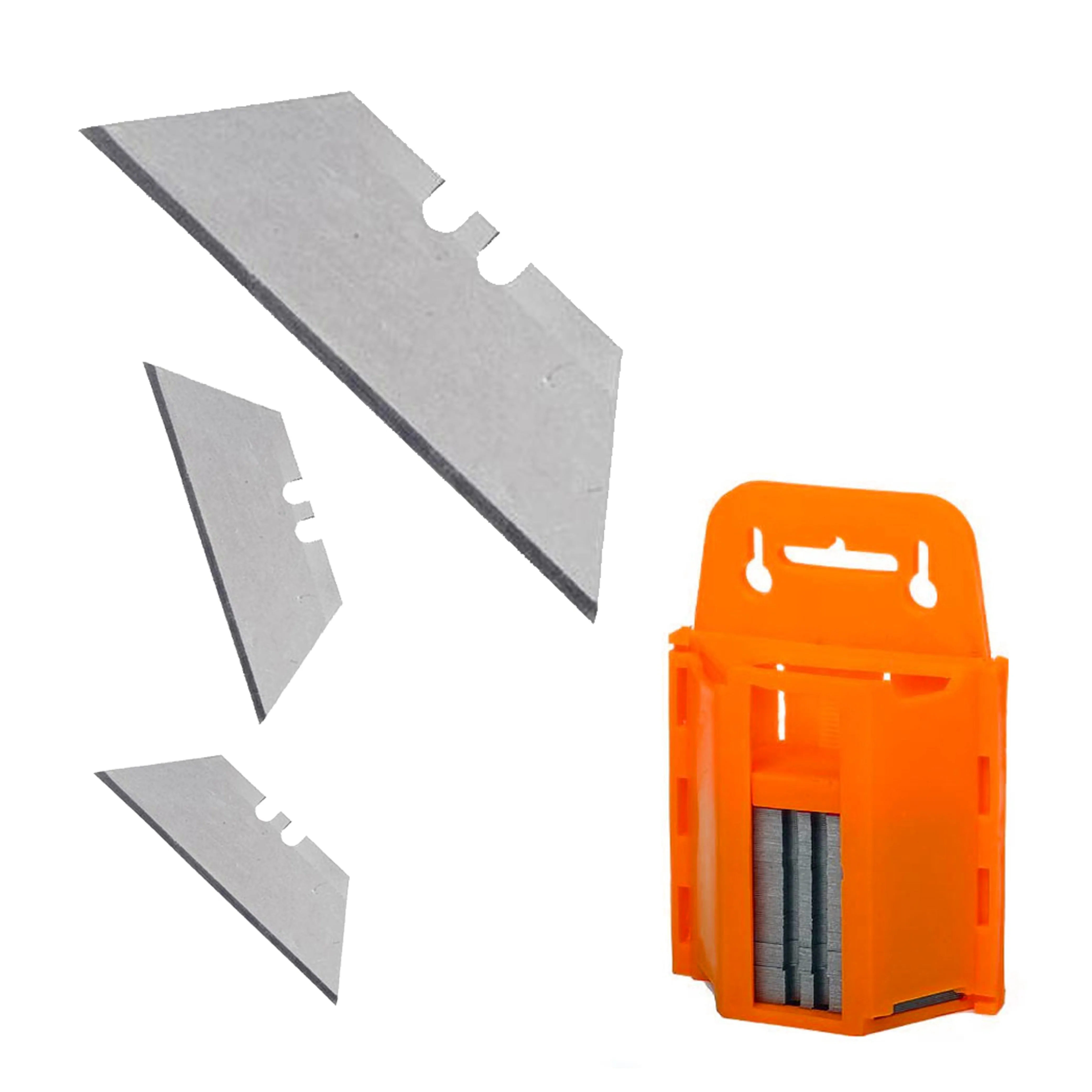 200 Heavy Duty Utility Knife Replacement Steel Blade Scraper Trimmer Metal Razor