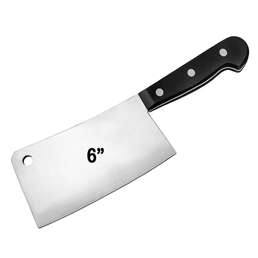 2PC Stainless Steel Butcher Knife Cleaver Chopper Restaurant Home Utopia Kitchen