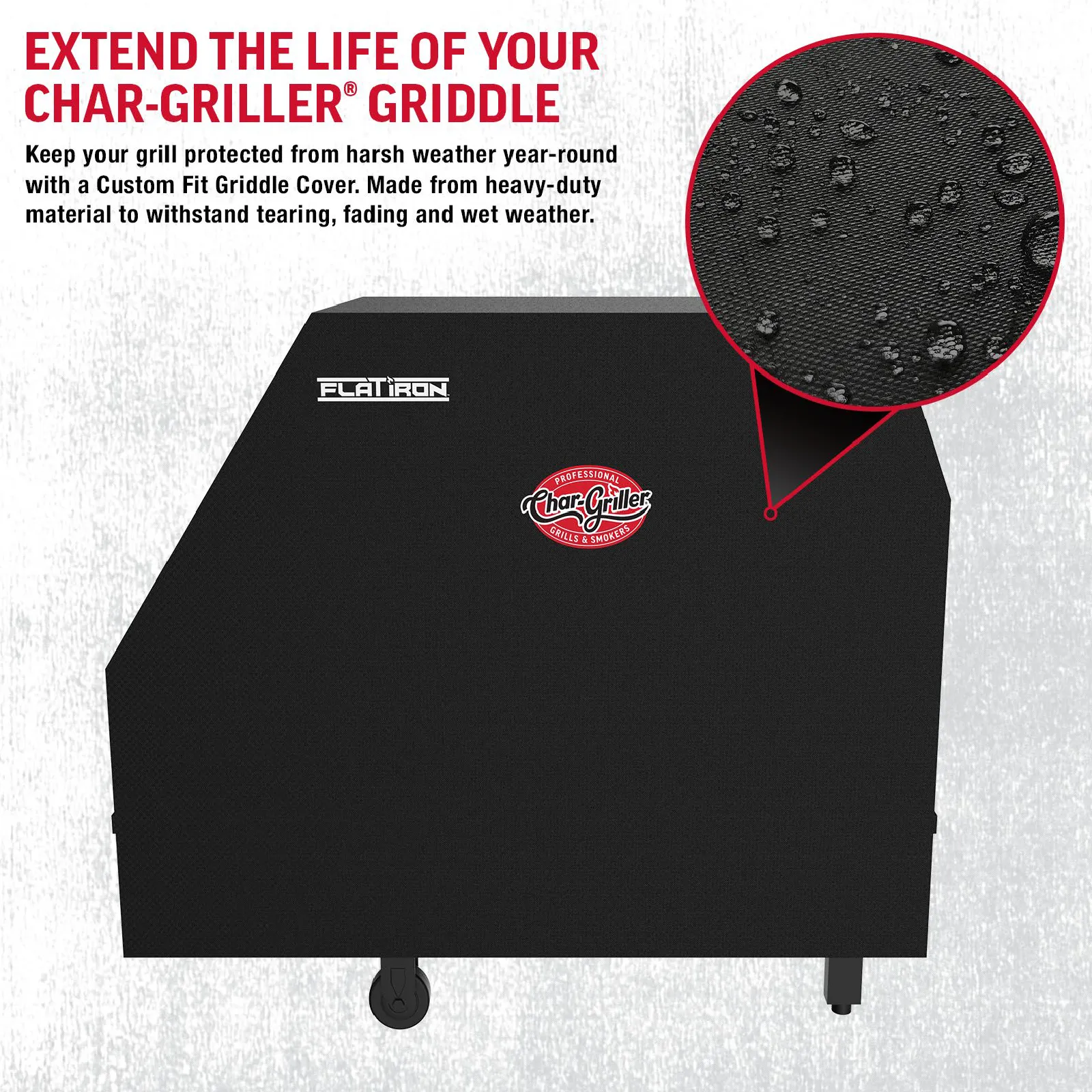 3-Burner Flat Iron® Gas Griddle Cover