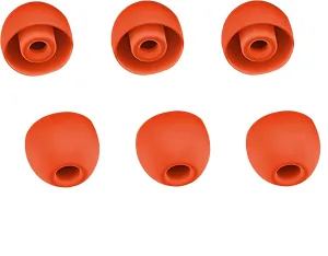 3 Pairs Premium Ear Tips for Powerbeats Pro Earbuds in Ear Tips, Silicone Washable Noise Reducing Secure fit for Beats Powerbeats Pro, Fit in Case, Buds Tips Pink, Double Flange