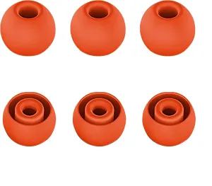 3 Pairs Premium Ear Tips for Powerbeats Pro Earbuds in Ear Tips, Silicone Washable Noise Reducing Secure fit for Beats Powerbeats Pro, Fit in Case, Buds Tips Pink, Double Flange