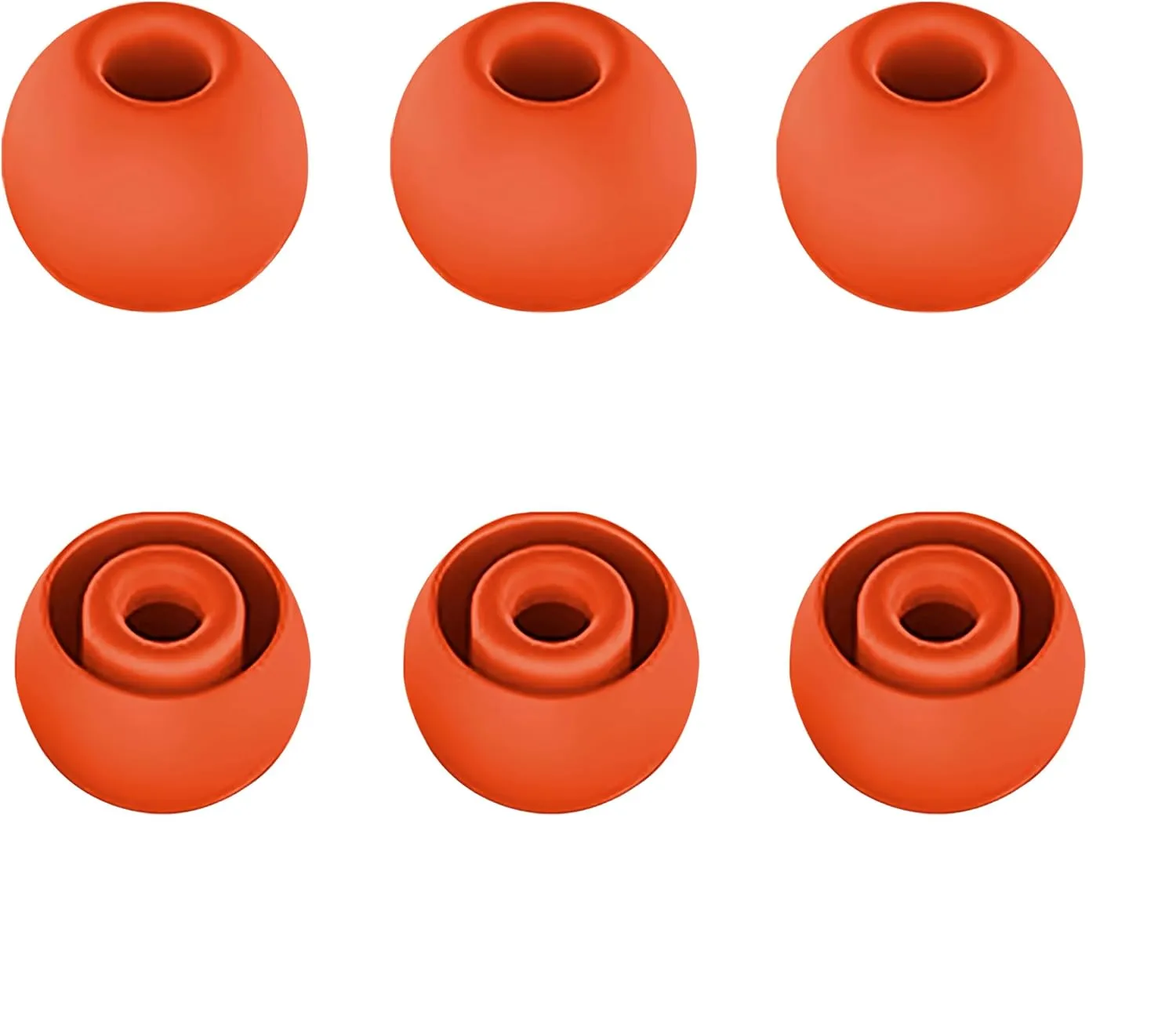 3 Pairs Premium Ear Tips for Powerbeats Pro Earbuds in Ear Tips, Silicone Washable Noise Reducing Secure fit for Beats Powerbeats Pro, Fit in Case, Buds Tips Pink, Double Flange