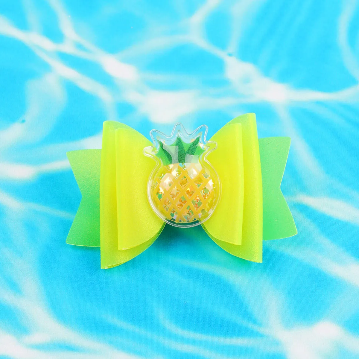 30Pcs Cute Quicksand Fruit Jelly Hair Bows