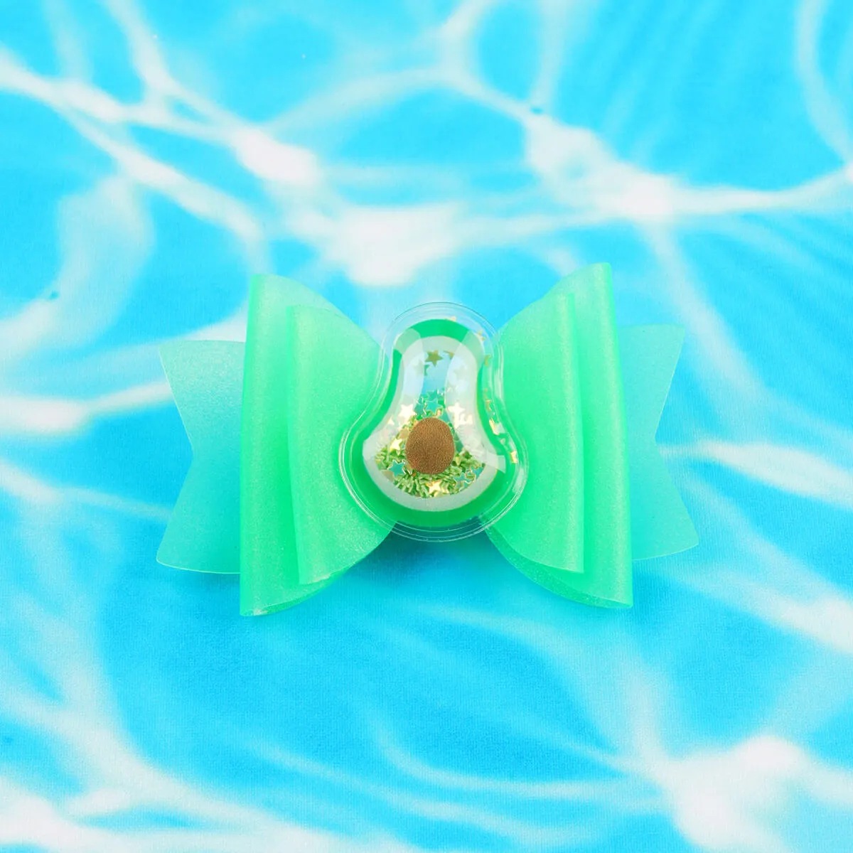 30Pcs Cute Quicksand Fruit Jelly Hair Bows