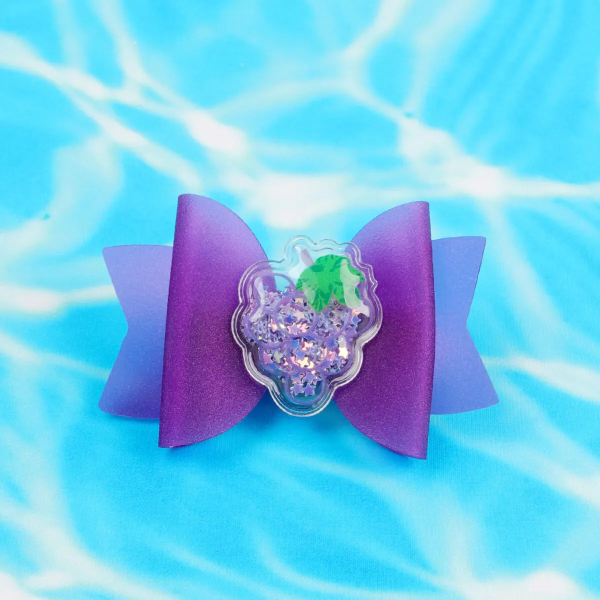 30Pcs Cute Quicksand Fruit Jelly Hair Bows