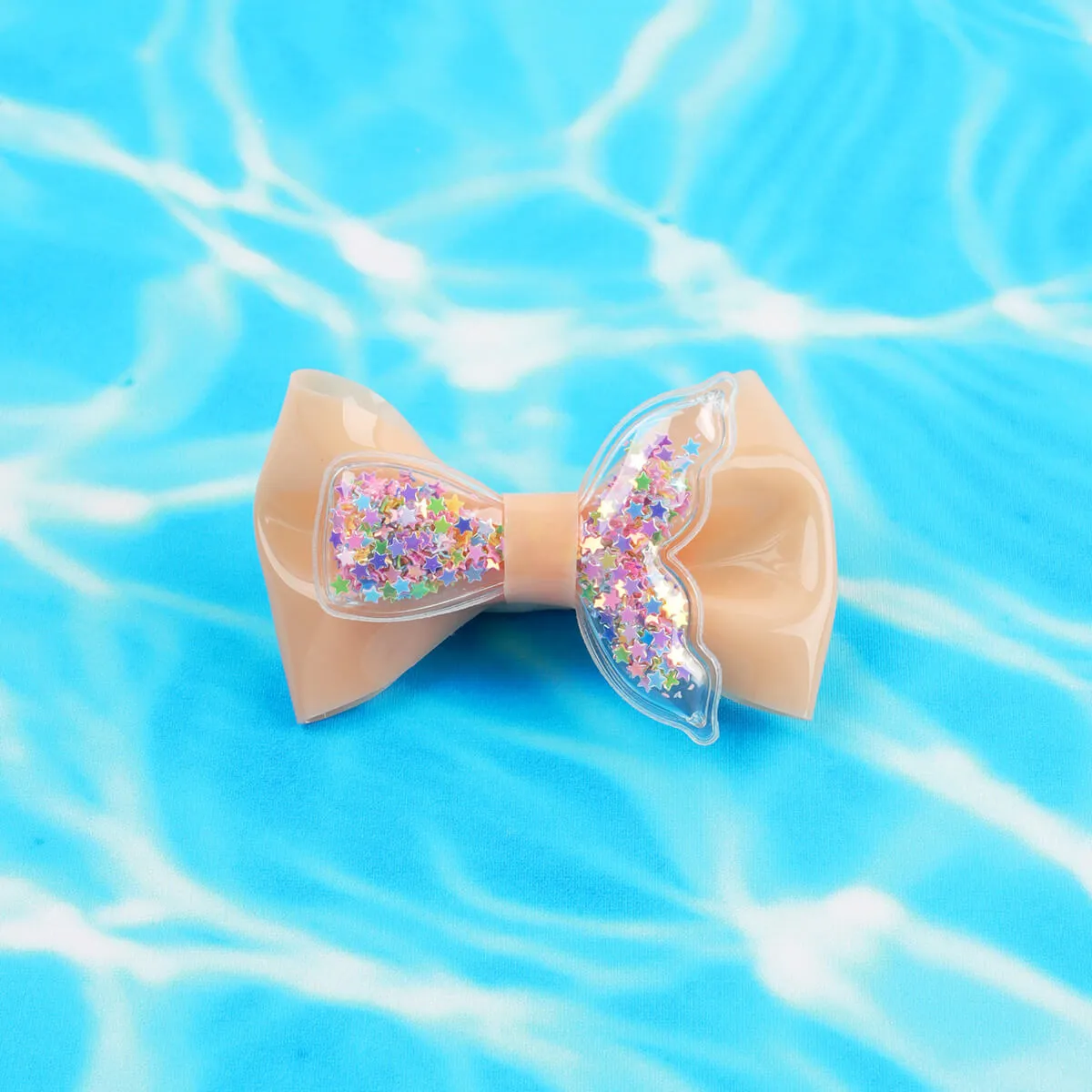 30Pcs Sequin Fishtail Candy Color Jelly Bows