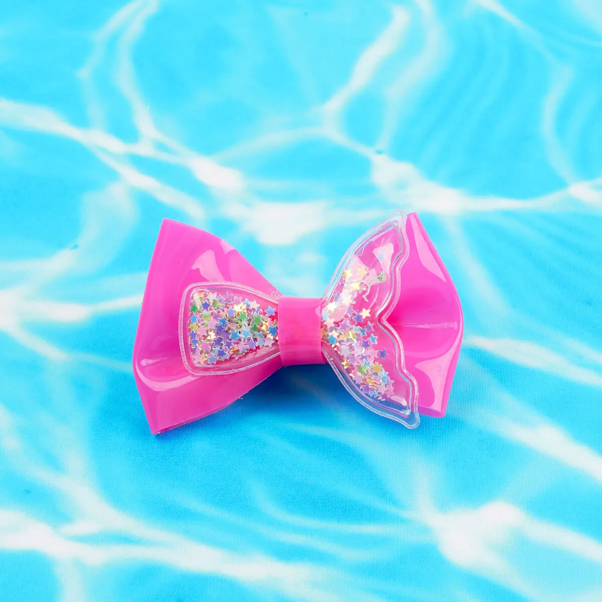 30Pcs Sequin Fishtail Candy Color Jelly Bows