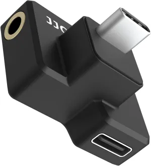 3.5mm Audio Mic & USB-C Adapter Accessories for DJI Osmo Action 1 Camera (Only) with 3.5mm Microphones Jack & USB-C Connector