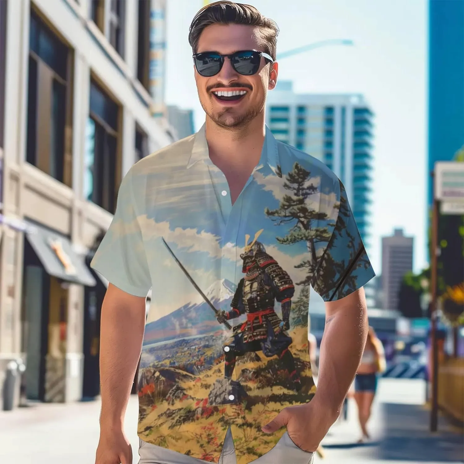 3D Pattern Print Shirt Design Unique Graphic Tee Comfortable Casual Wear Perfect for Parties and Festive Celebrations Ideal