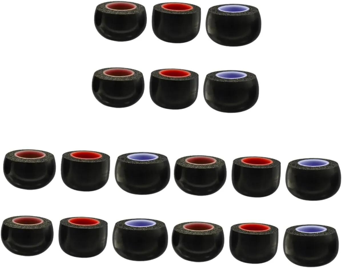 3sets Memory Sponge Headphone Ear Pads Noise Cancelling Earbuds Earphone Ear Pads Covers Replacement Cushions 6pcs*3 Random Color