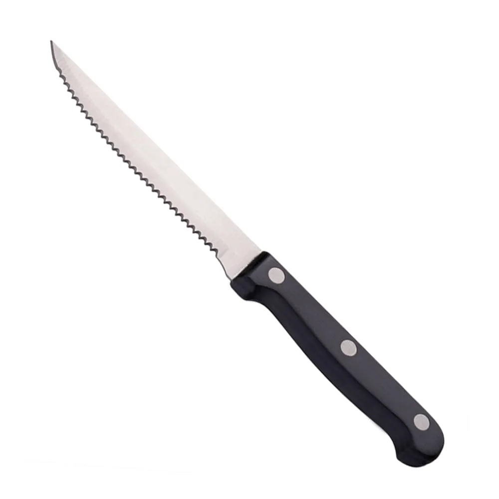 8 Set Stainless Steel Steak Knives Serrated 8.5" Knife Cutlery Kitchen Utensil