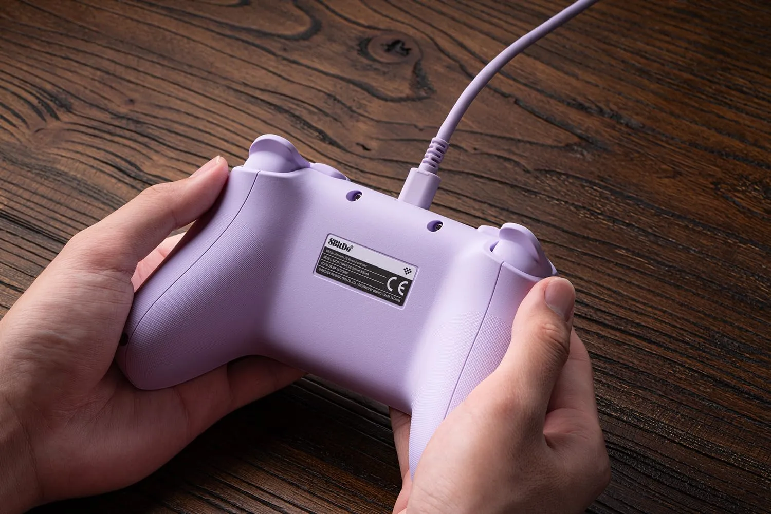 8Bitdo Ultimate 2C Wired Controller for Windows PC and Android, with 1000Hz Polling Rate, Hall Effect Joysticks and Hall Triggers, and Remappable L4/R4 Bumpers (Purple)