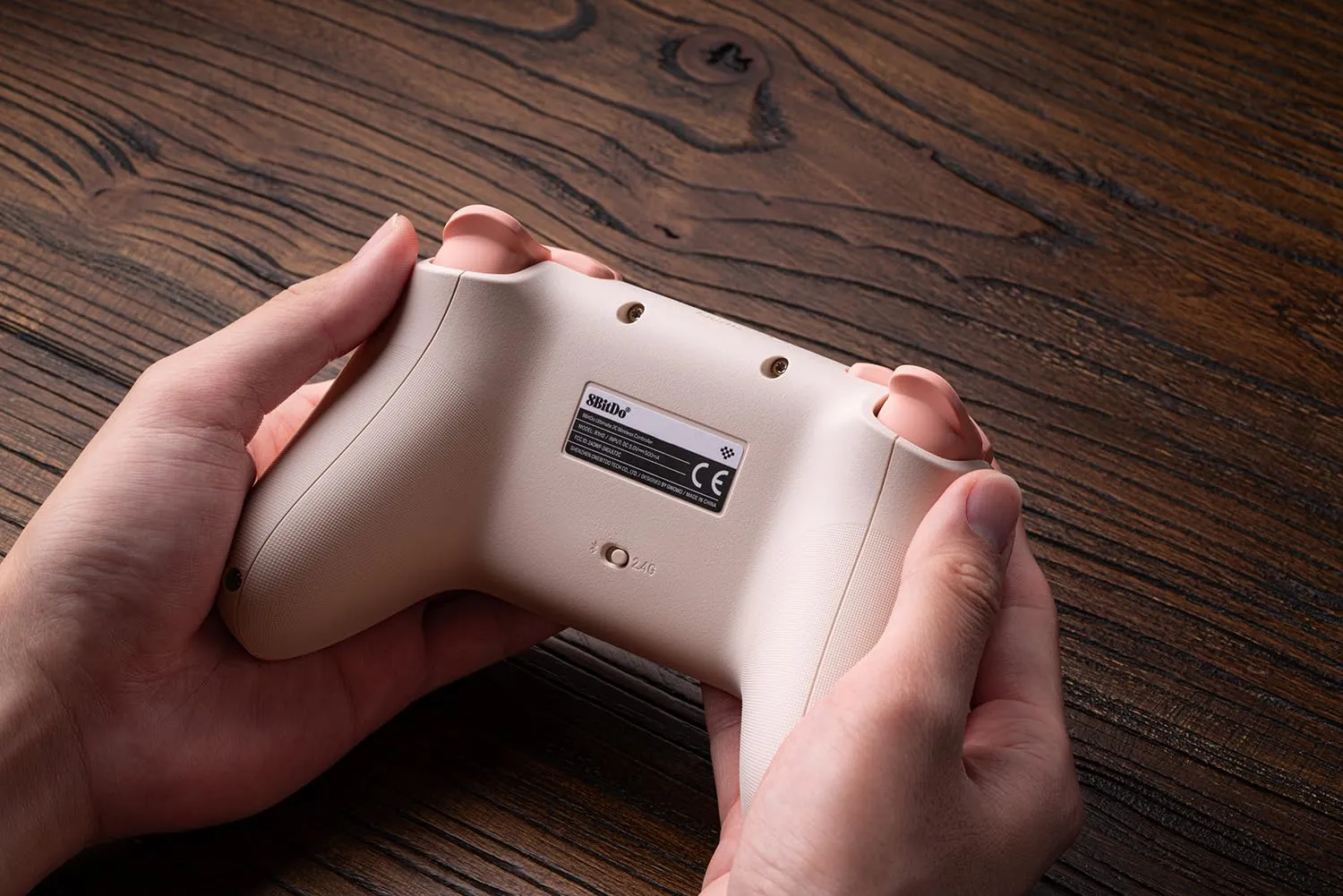 8BitDo Ultimate 2C Wireless Controller for Windows PC and Android, with 1000 Hz Polling Rate, Hall Effect Joysticks and Triggers, and Remappable L4/R4 Bumpers (Peach)