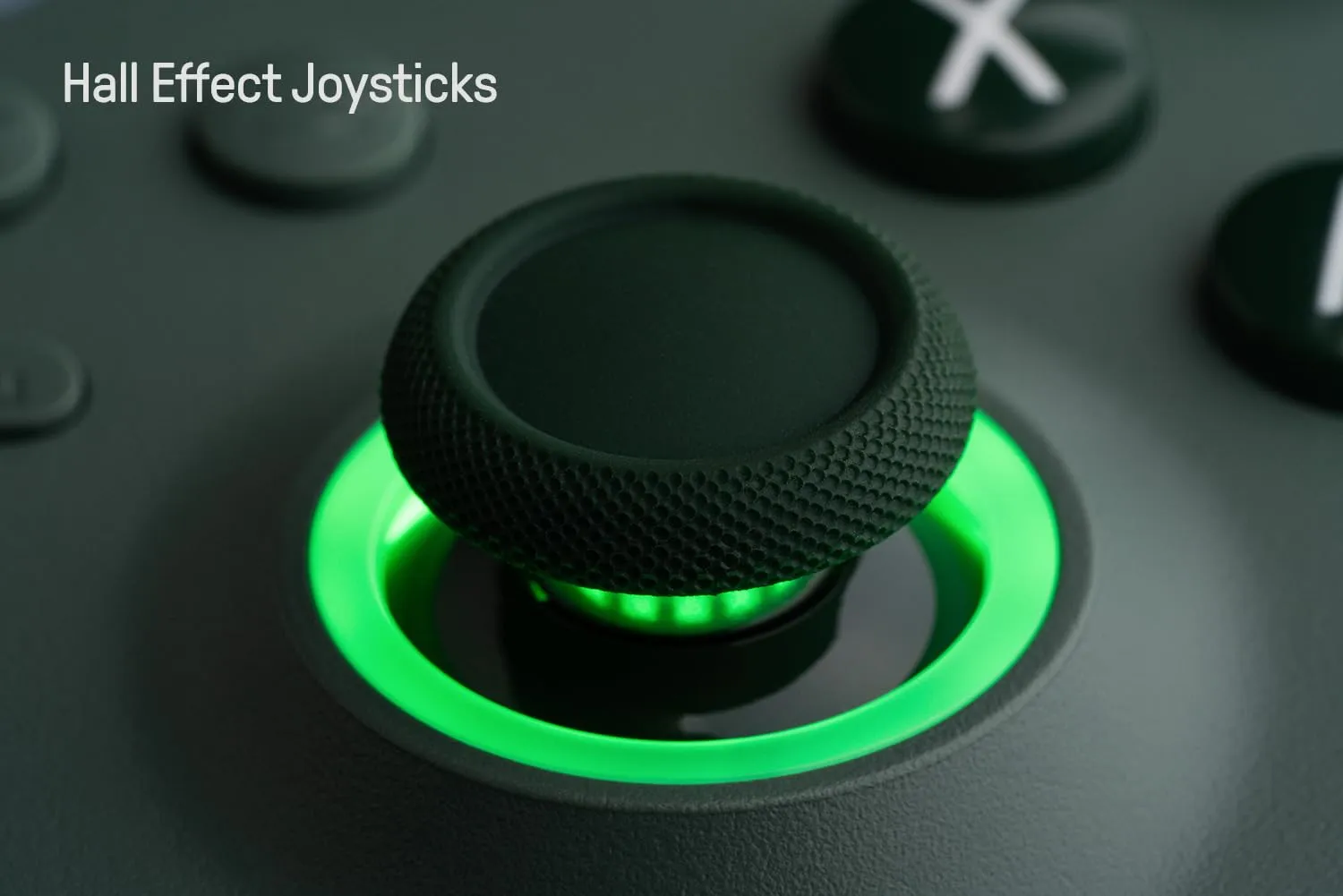 8Bitdo Ultimate C Hall Effect Joysticks/Hall Trigger Wired Controller with RGB Lighting Fire Ring, 3.5mm Audio Jack for Xbox Series X|S, Xbox One, Windows 10/11 - Officially Licensed (Dark Green)