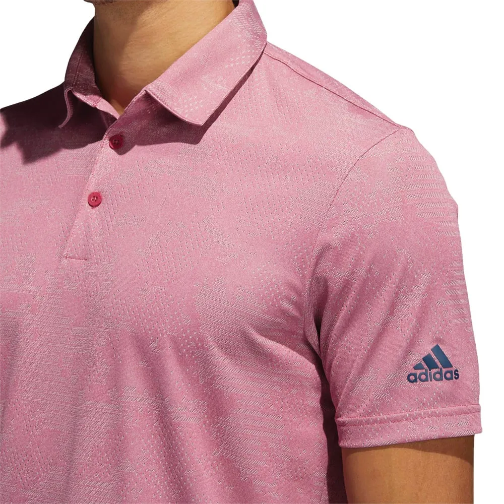 adidas Camo Polo shirt - Wild Pink/Grey Two