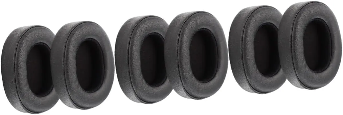 Angoily 3 Sets 2 Pcs Replacement Ear Tips for E55bt Headset Soft Memory Foam Ear Pads Comfortable Earpads Headphones Earpads