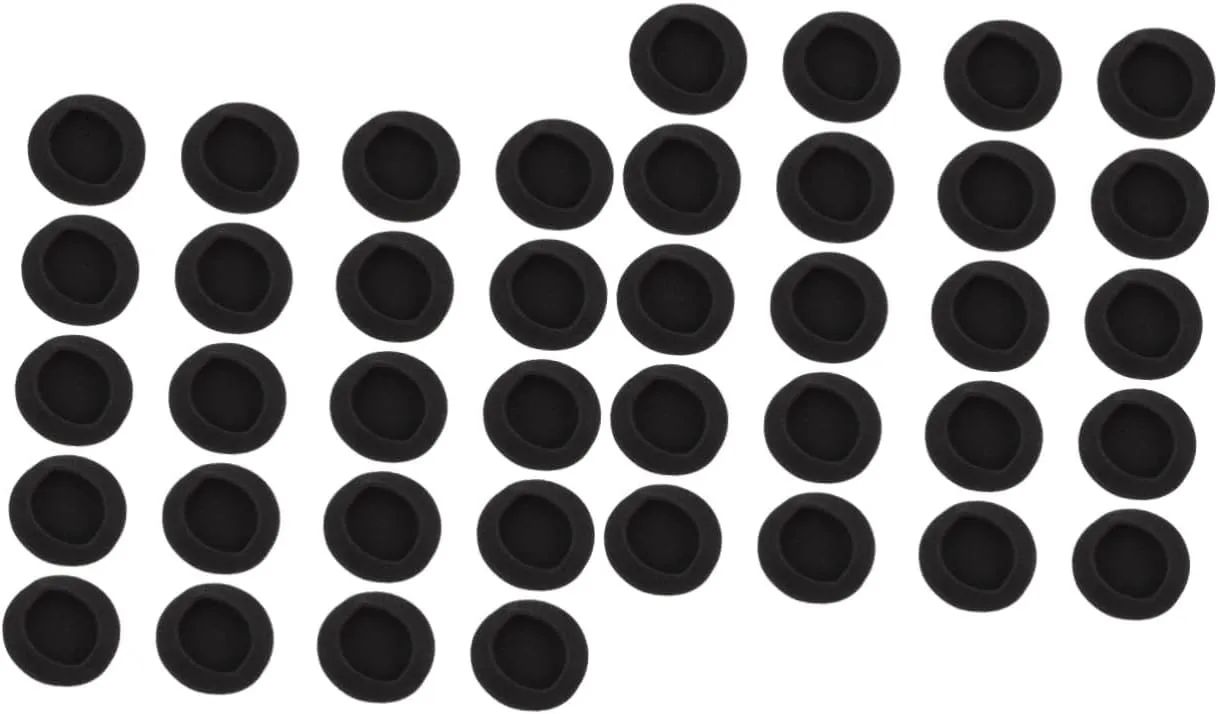 Angoily 40 Pcs Headset Replacement Universal for Headphones Noise Reduction Comfortable Material