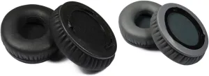 Angoily High Elasticity Protein Leather Ear Pads Grey Replacement Ear Pads for Headphones Memory Foam Cushi