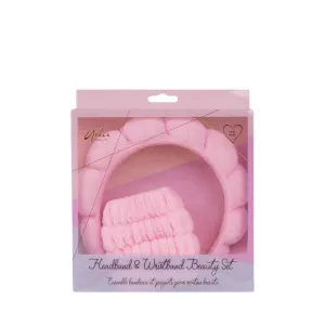 Aria Beauty Headband & Wristband Beauty Set