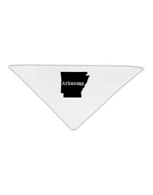 Arkansas - United States Shape Adult 19&#x22; Square Bandana by TooLoud