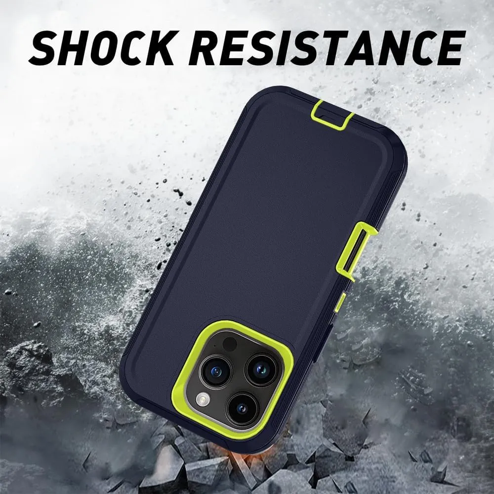 Armor Shockproof Defender Phone Case for iPhone 11 12 13 14 15 Pro Max X XS XR XSMAX 7 8 Plus SE2 SE4 Hard PC TPU Back Cover,12,for iPhone 13Promax