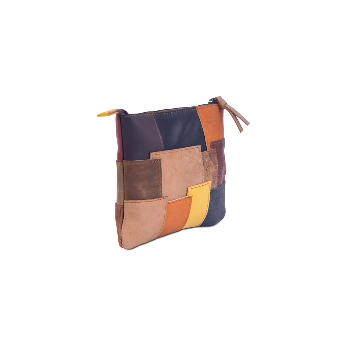Artisanal Chic Leather Clutch