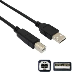 Audio-Technica AT2020USB  Compatible USB-A to USB-B Cable - 10FT for Condenser Microphones