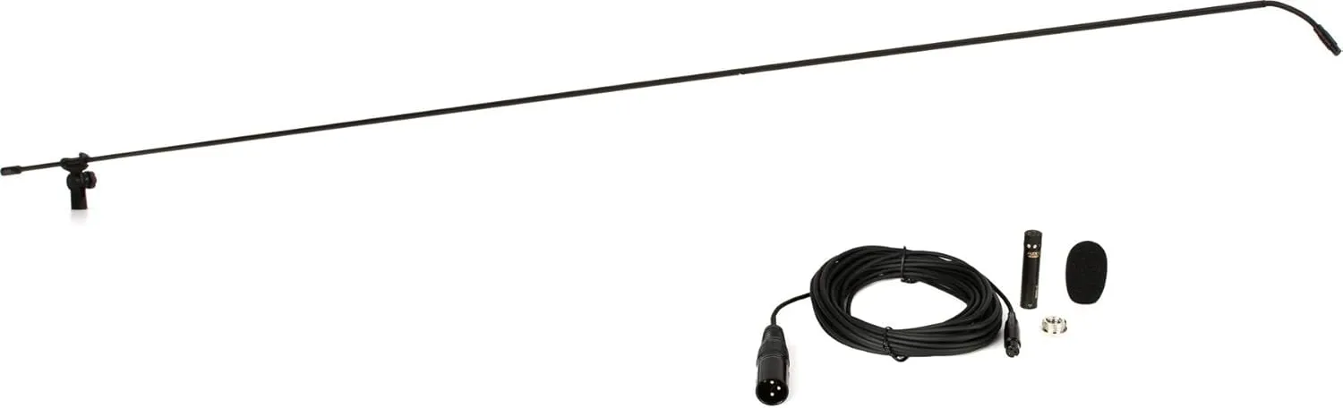 Audix MicroBoom MB8450 84 inch Mini Condenser Boom Microphone System for Overhead Recording
