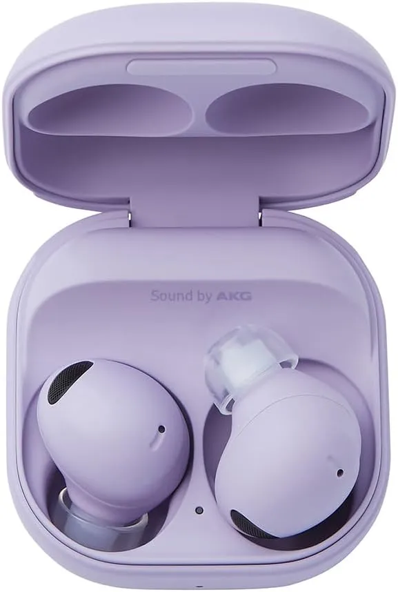 AZLA SednaEarfit Crystal for Galaxy Buds 2 Pro, Clear Pearl Earbud Tips, Noise Canceling Earbuds Replacement Tips (S)