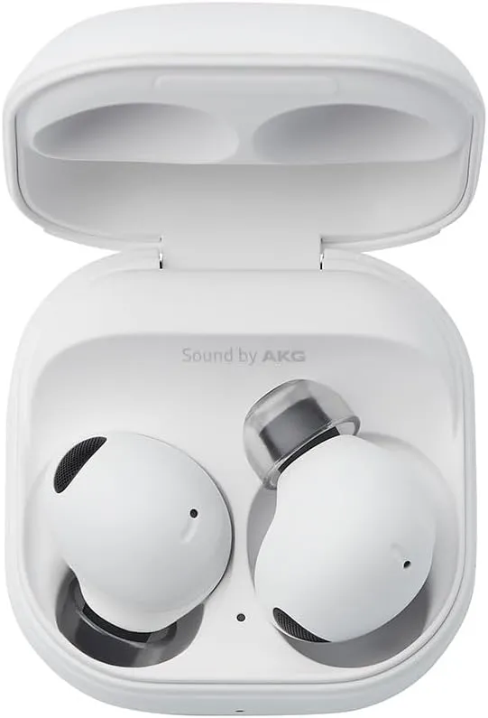 AZLA SednaEarfit Crystal for Galaxy Buds 2 Pro (Smoky Black) - Earbud Tips for Wireless Headphones - Noise Canceling Earbuds Replacement Tips (S/MS/M)