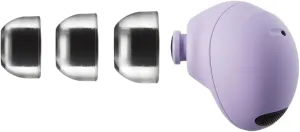 AZLA SednaEarfit Crystal for Galaxy Buds 2 Pro (Smoky Black) - Earbud Tips for Wireless Headphones - Noise Canceling Earbuds Replacement Tips (S/MS/M)
