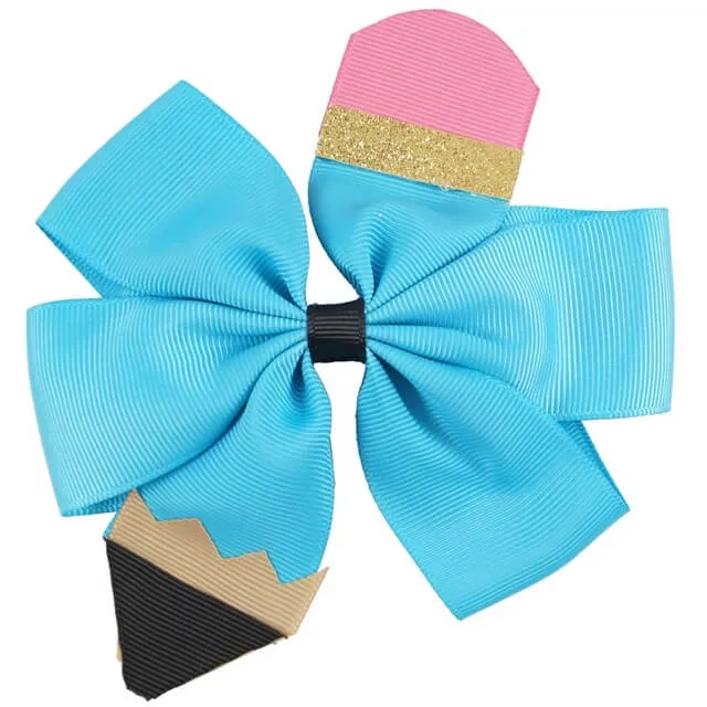 Back to School Pencil Hair Clips