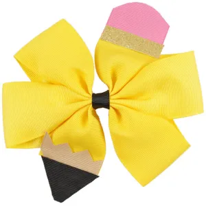 Back to School Pencil Hair Clips