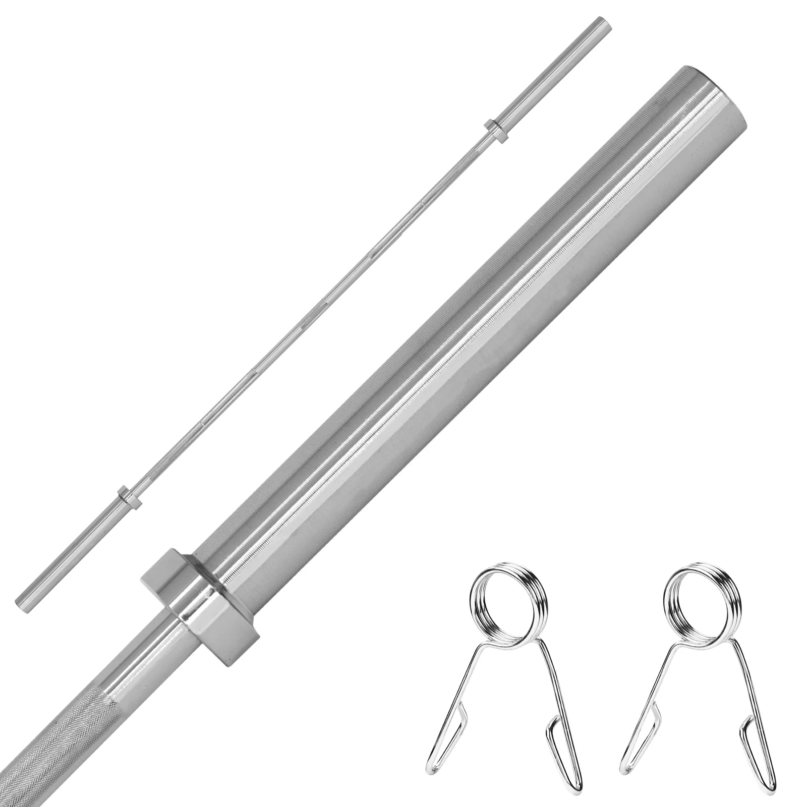 Barra Olimpica Altera 20 Kgs Mangas Giratorias Uso Rudo 2.2m