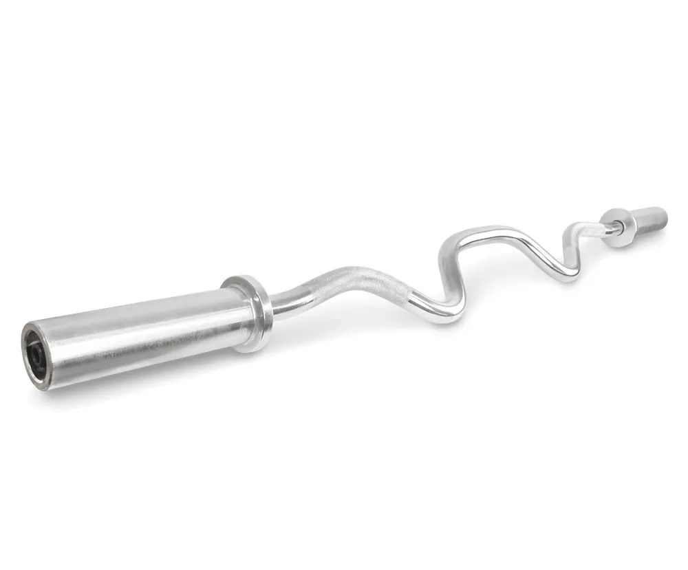 Barra Zeta Olimpica Inox. 1.2 Mts C/Collarines 2 Pulg Diam.