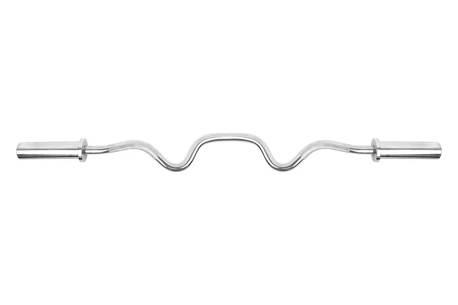 Barra Zeta Olimpica Inox. 1.2 Mts C/Collarines 2 Pulg Diam.