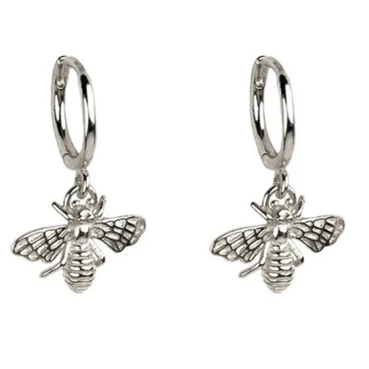 Bee Charmed Huggie Hoop Earrings