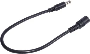 Black DC6.5x4.4mm Extended Line Power Cable 6.5x4.4mm for Notebook Short Extension Cord 18AWG 120W DC6044 Power Supply Cord Power Cords Cables (30cm)