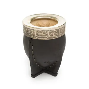Black Imperial Norte Premium Mate With Alpaca Straw