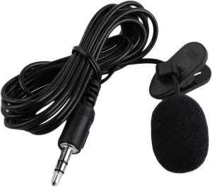 Black Plastic 3.5mm Wired Lavalier Microphone Speech Teaching Sound Amplifier Mic for Phone PCWireless Microphones and SystemsWireless Lavalier Microphones