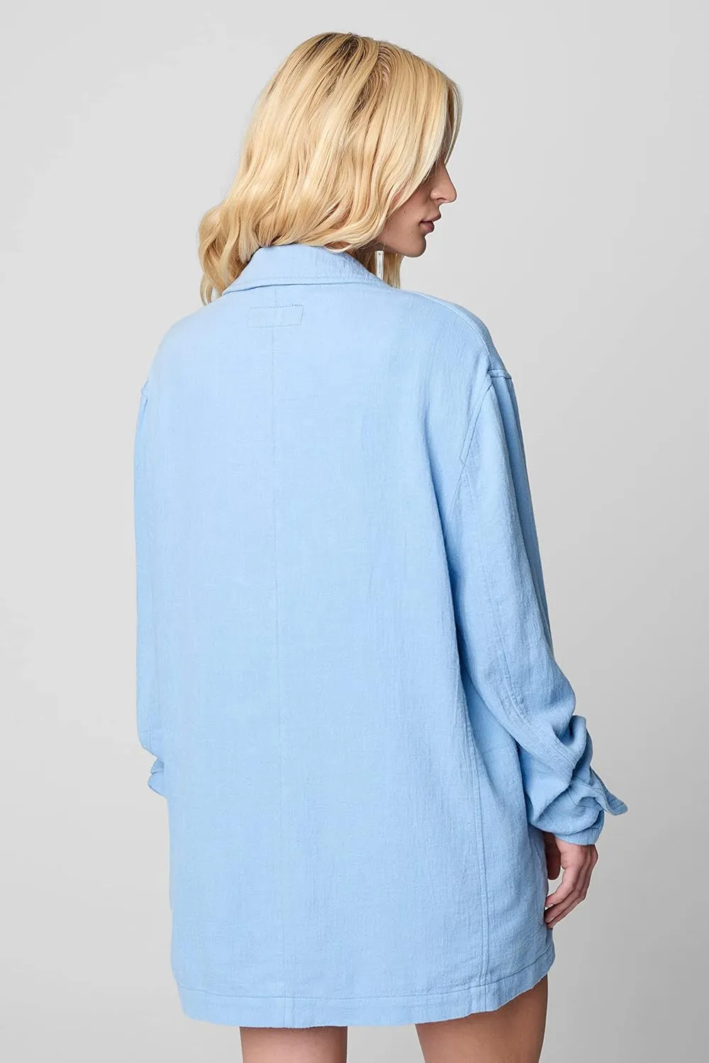 [BLANKNYC] Womens Luxury Clothing Oversized Blazzer with Pockets, Comfortable & Stylish Coat
